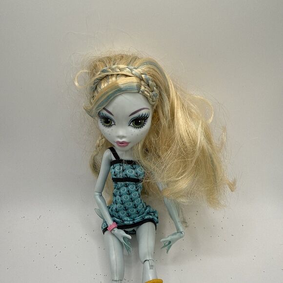 Monster High Doll Classroom Mad Science Lagoona Blue G1 2011 No Stand Or Coat - Picture 2 of 5